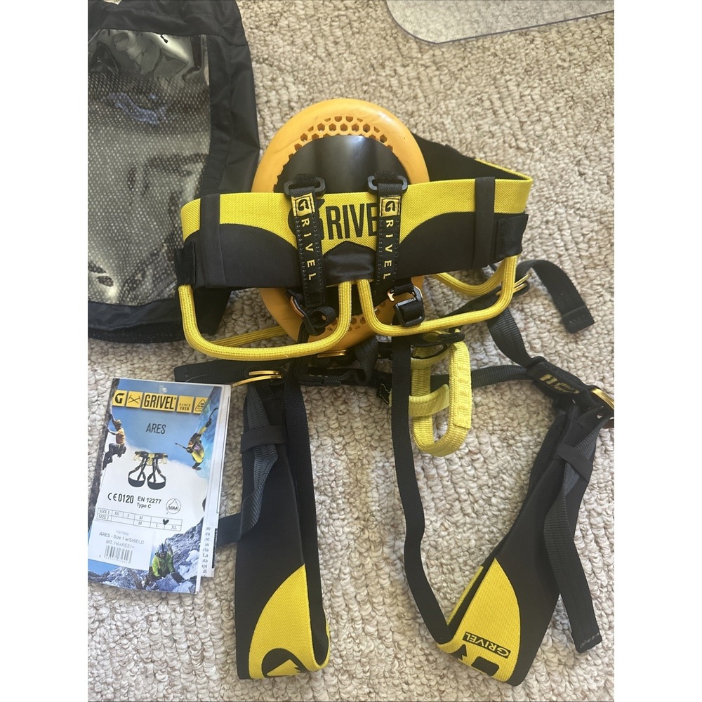 Grivel Ares Size 1 L/XL Harness With Shield NWT